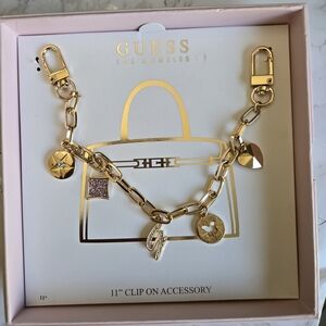 Guess Gold Charm Clip-On Accessory
